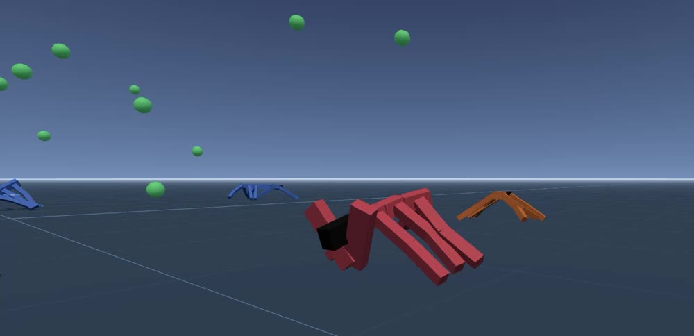 Creatures that learn to move